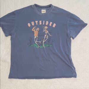 Outsider Blue Graphic Tee